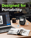 Phomemo Label Maker, M160 Bluetooth Address Label Printer with Different Fonts and Templates, 2 Inch Barcode Label Maker for Small Business, Mailing, Logo, Clothing, Sticker Printer for Phone& PC - Phomemo