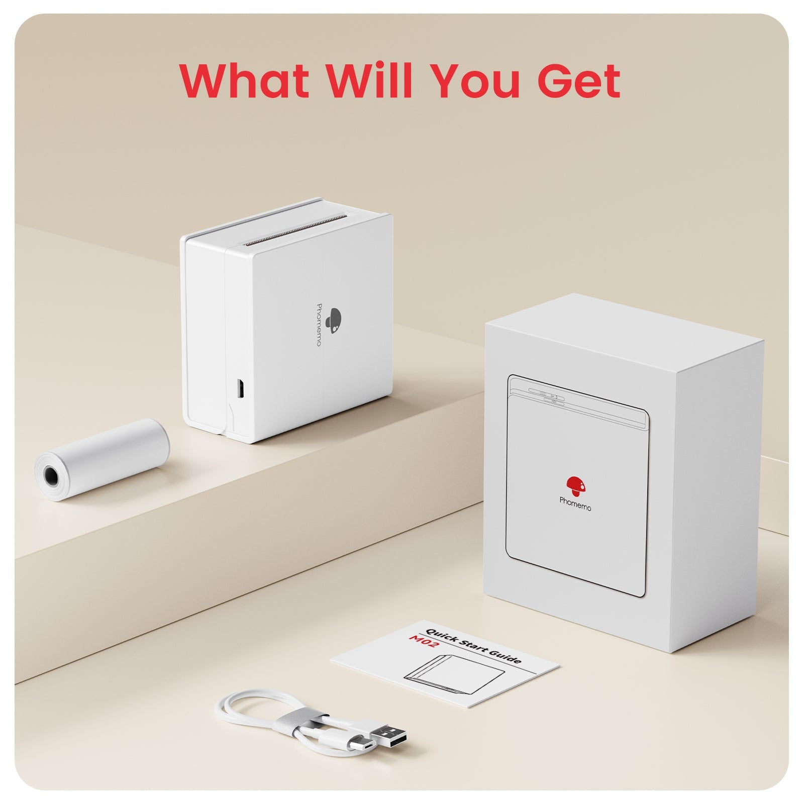 PHOMEMO M02 Mini Portable Printer – Phomemo