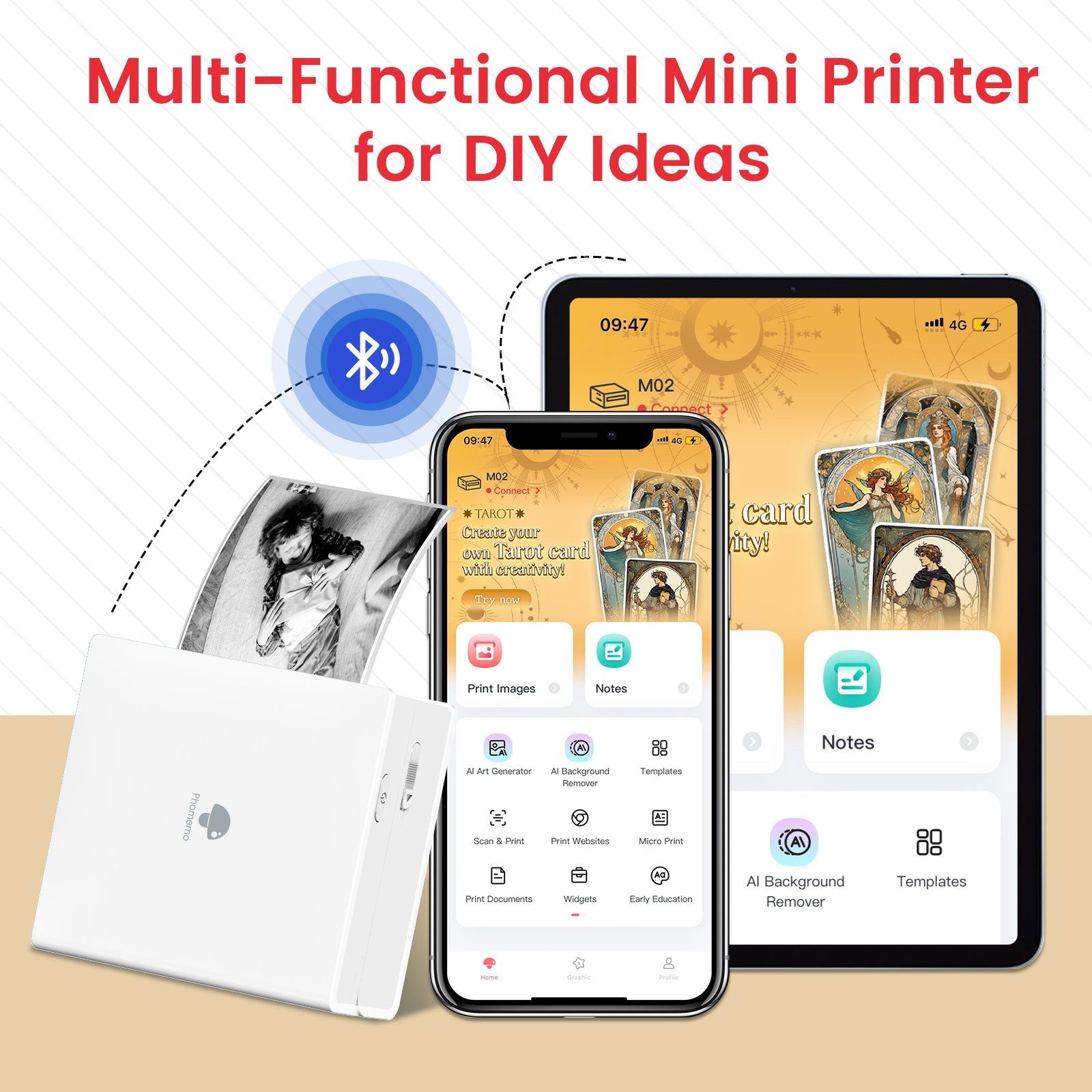 PHOMEMO M02 Mini Portable Printer – Phomemo