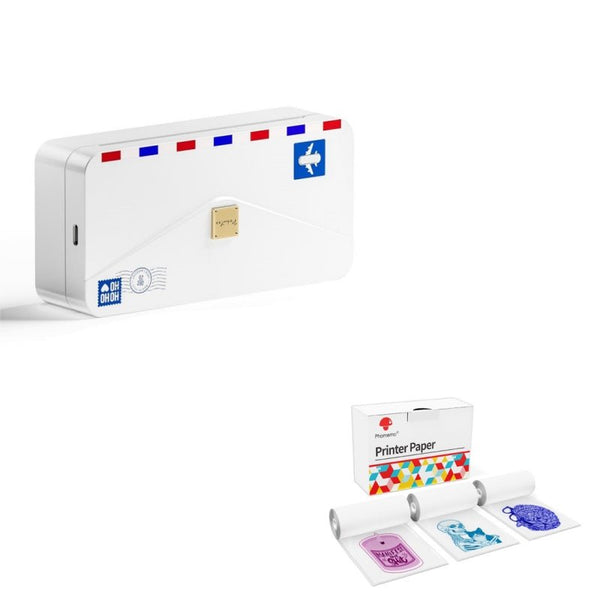 [さぼてん] pmo M04AS プリンター&ペーパー PHOMEMO M04AS Mini Thermal Printer – Phomemo