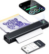 Phomemo M08F Plus Tattoo Stencil Printer with Touchscreen, Bluetooth Tattoo Printer Machine with 10pcs Premium Transfer Paper, Compatible with Phone/Tablet/PC, Tattoo Supplies for Tattoo Artists, Standard Printer - Phomemo