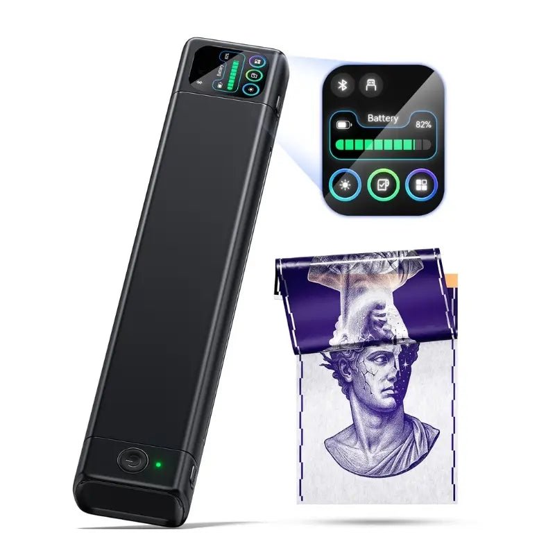 Touch Screen Wireless Tattoo Stencil Printer for Artists – Phomemo