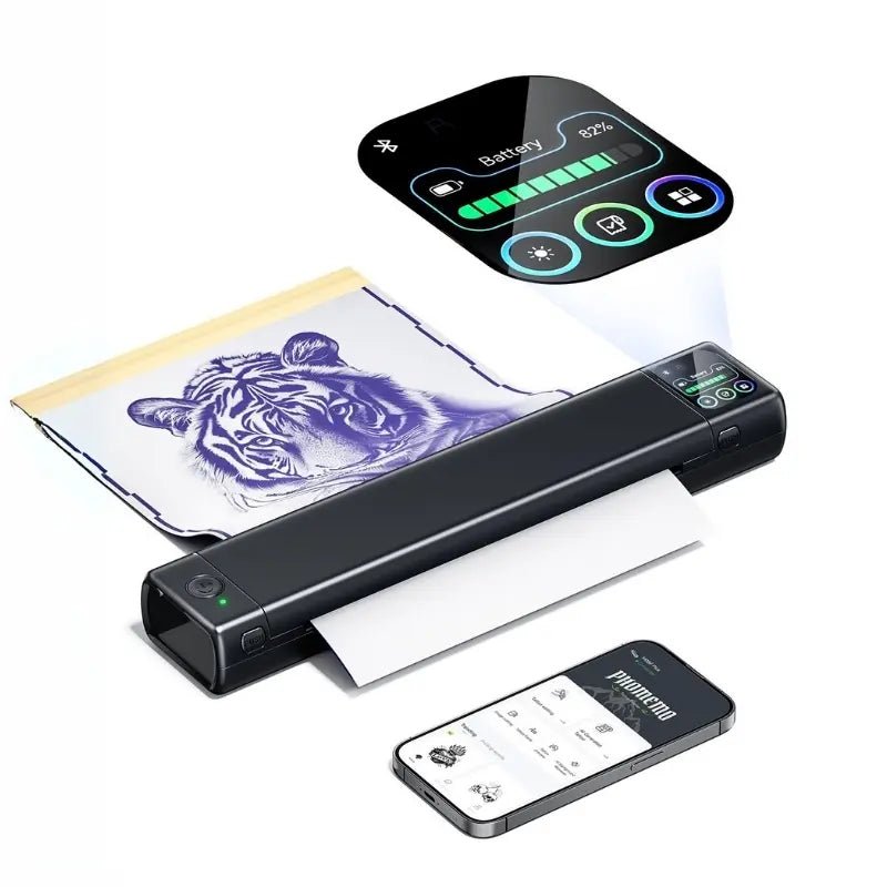 Touch Screen Wireless Tattoo Stencil Printer for Artists – Phomemo