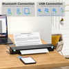Phomemo M08F Portable Wireless Printer for Travel Mini Home Printer - Black - Phomemo