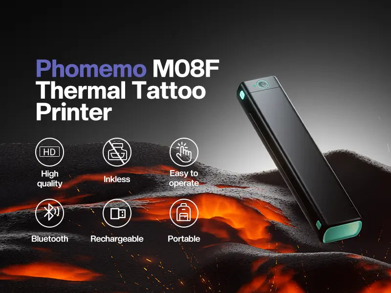 Portable Thermal Tattoo Stencil Printer for Artists & Beginners