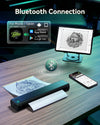 Phomemo M08F Tattoo Stencil Printer, Bluetooth, Wireless, Thermal, Portable Large Image Cutting, Stencil Generator, with 10pcs Tattoo Paper, Compatible with Phone/Tablet/PC, for Tattoo Beginner,Standard Printer - Phomemo