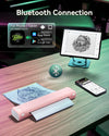 Phomemo M08F Tattoo Stencil Printer, Bluetooth, with 100Pcs Transfer Paper Thermal, Rechargeable, Compatible with Phone/Tablet/PC, Tattoo Supplies, for Artists & Beginners, Pink,Standard Printer - Phomemo