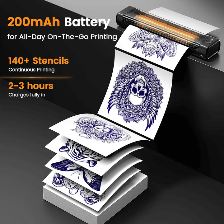 Phomemo M08F Wireless Tattoo Stencil Printer - Phomemo