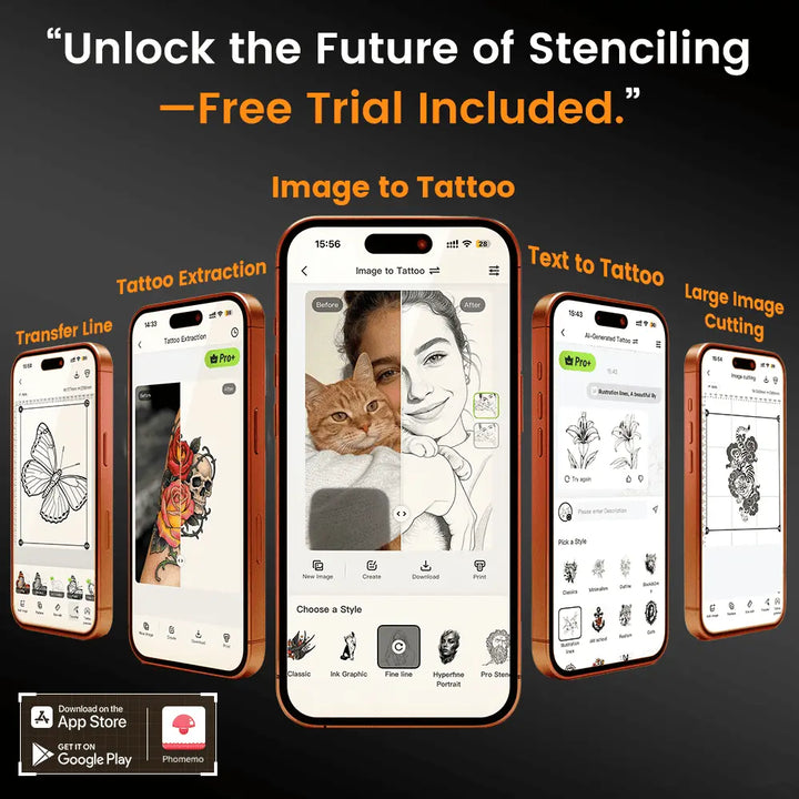Phomemo M08F Wireless Tattoo Stencil Printer - Phomemo