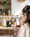 Phomemo M110 Label Makers - Barcode Label Printer Bluetooth Label Maker Portable Thermal Printer for Small Business, Address, Barcode, Logo, Clothing, Mailing, Sticker Printers for Phones & PC, Black, Standard Printer - Phomemo