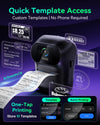 Phomemo M20Pro Label Maker, Bluetooth Thermal Label Printer, Touch Screen 2 Inch 300dpi Offline Template Printing Barcode Printer for Home, Office, Business, School, with RFID Auto-Detection,Standard Printer - Phomemo