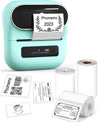 Phomemo M220 Label Maker, New Flagship 3.14 Inch Bluetooth Portable Thermal Label Printer for Barcode, Address, Labeling, Mailing, File Folder, Easy to Use, Support Phone&PC - Phomemo