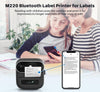 Phomemo M220 Label Maker, New Flagship 3.14 Inch Bluetooth Portable Thermal Label Printer for Barcode, Address, Labeling, Mailing, File Folder, Easy to Use, Support Phone&PC，Standard Printer - Phomemo