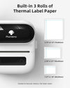 Phomemo M220 Label Maker, New Flagship 3.14 Inch Bluetooth Portable Thermal Label Printer for Barcode, Address, Labeling, Mailing, File Folder, Easy to Use, Support Phone&PC - Phomemo