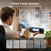 Phomemo M810 Portable Printers Wireless for Travel with All-Screen, Compatible with AirPrint, Thermal Wireless Inkless Bluetooth Printer, Supports 8.5"x11"US Letter, Compatible with iOS, Android, PC,Standard Printer - Phomemo