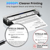Phomemo M832 Portable Thermal Printers Wireless for Travel with Case Inkless Bluetooth Printer Support 8.5'' x 11'' US Letter, Compatible with iPhone Android Laptop for Mobile Office Home,Standard Printer - Phomemo