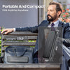 Phomemo M834 Portable Printer, Thermal Printers A4 Compatible with Phone & Laptop, Bluetooth Inkless Printer for Home Use, Mobile Printers Includes Carry Bag and 4 Rolls of Thermal Disposables, Black - Phomemo