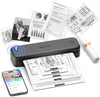 Phomemo M834 Portable Printer Wireless for Travel, Bluetooth Thermal Printer 8.5" x 11"&A4, Compatible with iOS,Android & PC,Inkless Mobile Printers for Travel,Office,School,Home,Gray - Phomemo