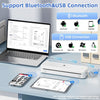 Phomemo M834 Thermal Printer A4 - Portable Printer A4 Compatible with Android & IOS, Bluetooth Wireless Mobile Printer,Inkless Printer A4 Support Phone and Laptop for Office, Home, School, Outdoor - Phomemo