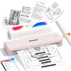Phomemo M834 Thermal Printer A4 - Portable Printer A4 Compatible with Android & IOS, Bluetooth Wireless Mobile Printer,Inkless Printer A4 Support Phone and Laptop for Office, Home, School, Outdoor - Phomemo