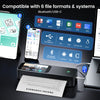 Phomemo M85 Portable Printers Wireless for Travel with Upgraded Touchscreen, Thermal Wireless Inkless Bluetooth Printer, Supports 8.5"x11"US Letter/A4/B5/A5, Compatible with iOS, Android, Windows, Mac - Phomemo