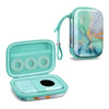 Phomemo New Color Emerald Marble Shockproof Hard Shell Carrying Case - Phomemo