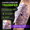 Phomemo New Version Tattoo Stencil Paper, 200 Sheets, A4 Size, Thermal Upgraded Packaging, Tracing Crisp, DIY Tattoo Tracing Paper, For M08F Printers, Tattoo Supplies for Studios & Beginners for standard printer - Phomemo