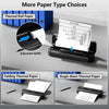 Phomemo Portable Printers Wireless for Travel, M832 Inkless Thermal Printer Support 8.5'' x 11'' US Letter & A4 Size, Mobile Printer Compatible with iPhone Android Laptop, Bluetooth Printer with Case - Phomemo