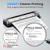 Phomemo Portable Printers Wireless for Travel, M832 Inkless Thermal Printer Support 8.5'' x 11'' US Letter & A4 Size, Mobile Printer Compatible with iPhone Android Laptop, Bluetooth Printer with Case - Phomemo