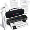 Phomemo Portable Printers Wireless for Travel, M832 Inkless Thermal Printer Support 8.5'' x 11'' US Letter & A4 Size, Mobile Printer Compatible with iPhone Android Laptop, Bluetooth Printer with Case - Phomemo