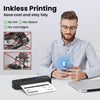 Phomemo Portable Printers Wireless for Travel, M832 Inkless Thermal Printer Support 8.5'' x 11'' US Letter & A4 Size, Mobile Printer Compatible with iPhone Android Laptop, Bluetooth Printer with Case - Phomemo