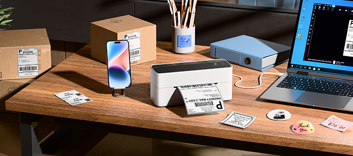 Phomemo Portable Thermal Printer | Wireless Inkless Mobile Printer
