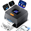 Phomemo Shipping Label Printer with Touchable Screen, 4x6 Bluetooth Thermal Label Printer with Built - in Label Holder, D420D Thermal Printers for Small Business, Compatible with USPS - Phomemo
