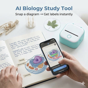 Mini-fotoprinter, thermische printer, fotografie, bonnetprinter, met 10 rollen papier, 1 sticker voor smartphone, voor fotografie, notities, memo- lijst (zwart Mini-fotoprinter, thermische printer, fotografie, bonnetprinter, met 10 rollen papier, 1 sticker voor smartphone, voor fotografie, notities, memo- lijst (zwart