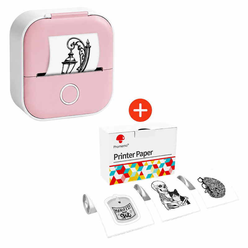 Phoemo プリンター Phomemo T02インクレスミニプリンター