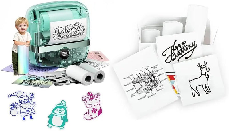 Phomemo T02 Pro Mini Sticker Printer | Inkless Thermal Printer
