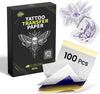 Phomemo Tattoo Transfer Paper - Only for TP20 Tattoo Stencil Printer 2.12"×3.54" (54×90mm) Small Tattoo Stencil Paper for Tattooing, Tattoo Supplies for Studios & Beginners for standard printer - Phomemo