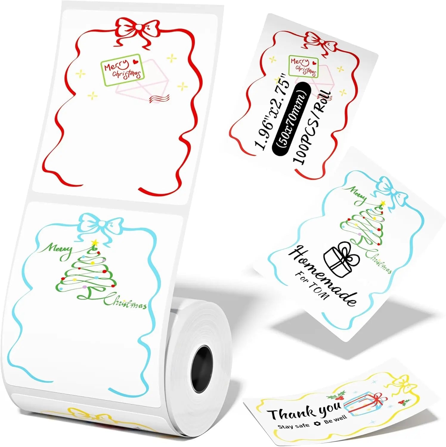 Phomemo Thermal Labels Christmas Release For M110/M120/M150/M200/M220/M221 - Phomemo