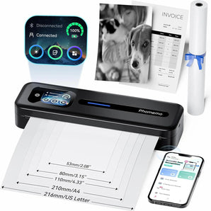 Phomemo P831 Draagbare Thermische Printer - 300 DPI A4 Compatibel Met Android en iOS, Inktloos, Ondersteunt Gewoon A4-Papier, Met Opbergdoos Phomemo P831 Draagbare Thermische Printer - 300 DPI A4 Compatibel Met Android en iOS, Inktloos, Ondersteunt Gewoon A4-Papier, Met Opbergdoos
