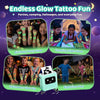 Phomemo TK20 Glow Temporary Tattoo Maker for Kids, Thermal | Glow in the Dark Paint Kits, Toys for 5 6 7 8 9 10 11 12 Year Old Kids, Birthday Gift for Girls & Boys, Kids Outdoor Toys,Standard Printer - Phomemo