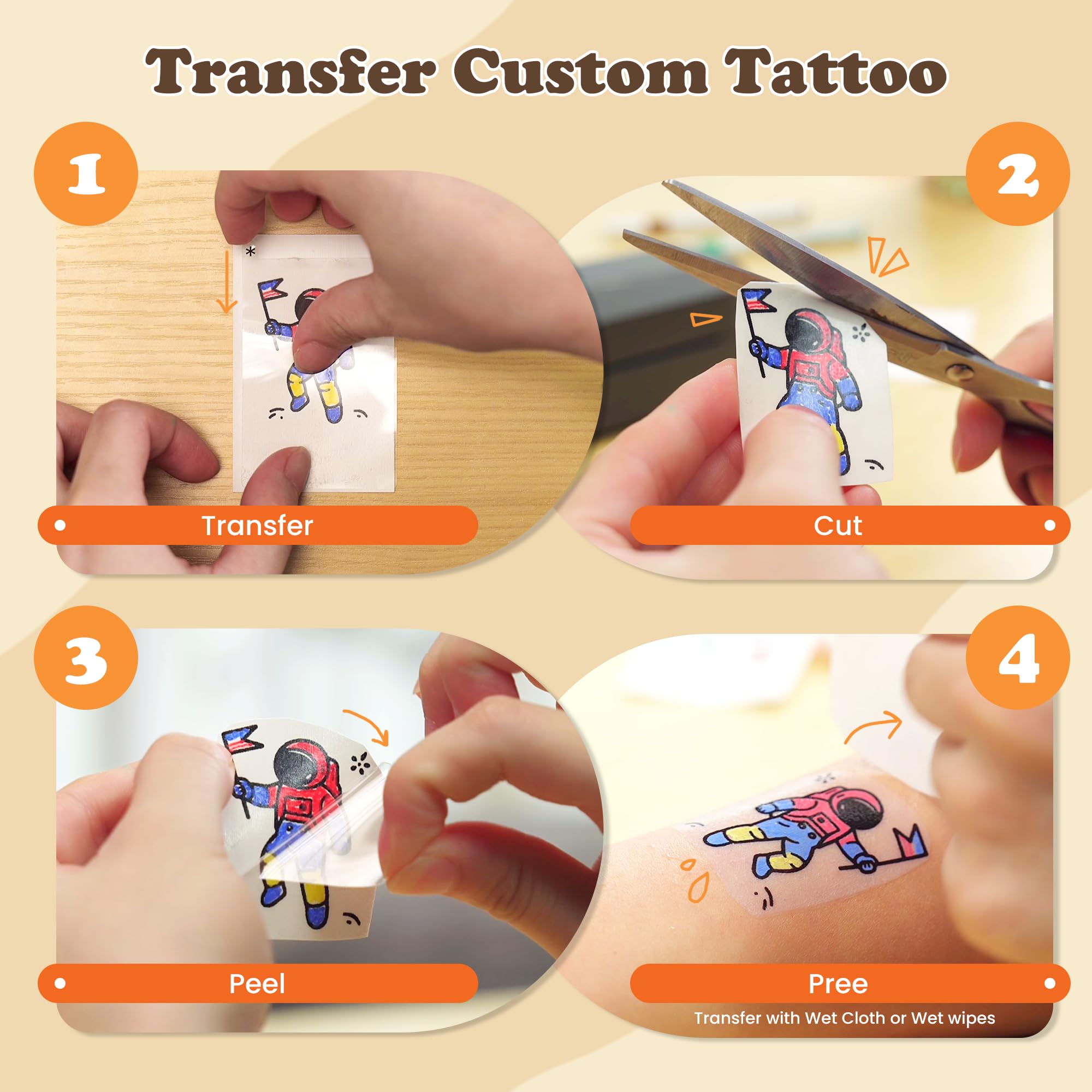 Phomemo TK32 DIY Temporary Tattoo Maker Kit - Phomemo
