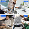 Phomemo Upgraded Portable Printer with Touchscreen, M832D Bluetooth Wireless Thermal Inkless Printer, Supports 8.5"x11" US Letter & A4, Compatible with iOS, Android, PC for Travel, Black - Phomemo