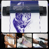 Phomemo tattoo stencil paper and example tattoos created with thermal transfer.