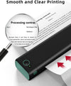 Phomemo US Letter Folding Thermal Paper,Continuous Phomemo M08F Thermal Paper,Compatible with COLORWING M08F, M832, M834, , Standard Printer, Compatible with HPRT MT800/MT800Q Printer, Size 8.5" x 11",100 Sheets - Phomemo
