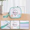 Portable Multicolor Cosmetic Stationery Storage PU Pocket Bag for Organization - Phomemo