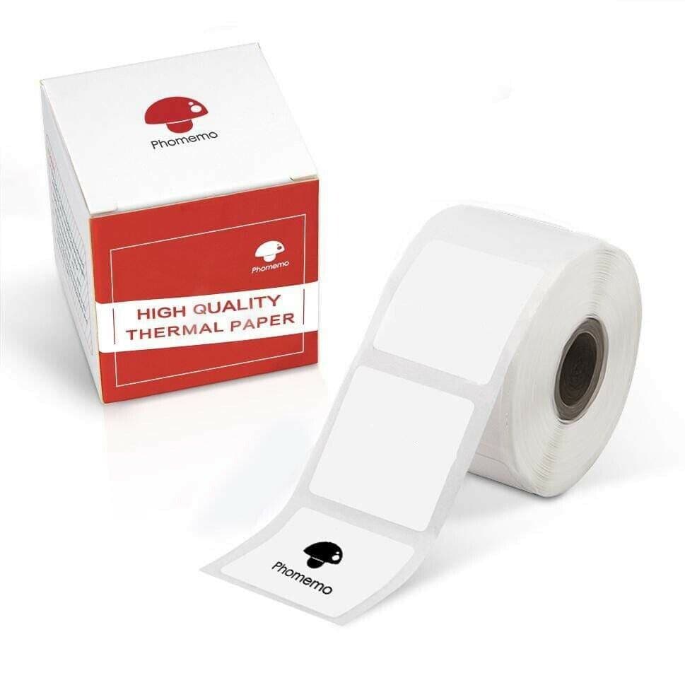 Phomemo 50x50mm Square White Thermal Label for M110/M120/M200/M220/M221-1 Roll