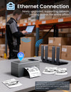 Thermal Label Printer with Ethernet & Bluetooth Connectivity, 150mm/s Speed Wiress Thermal Printer, Compatible with USPS/UPS & More, Shipping Label Printer for Home & Small Business - Phomemo