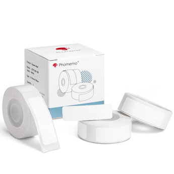 12 X 40mm White Label for Q30S Series - 3 Rolls - Phomemo