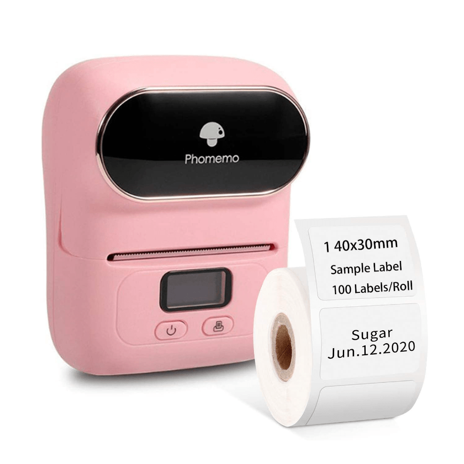 Phomemo M110 Label Makers, Portable Printer for Small Business, Sticker  Maker Machine for Barcode, Mailing, Address, Labeling, Name, Logo, Wireless