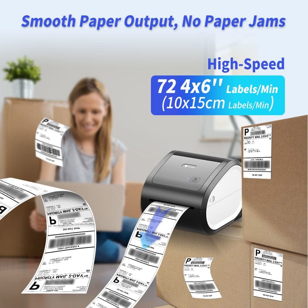 D520-BT Bluetooth Shipping Label Printer - Phomemo